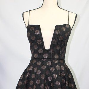 Sexy Plunging Cleavage Dress